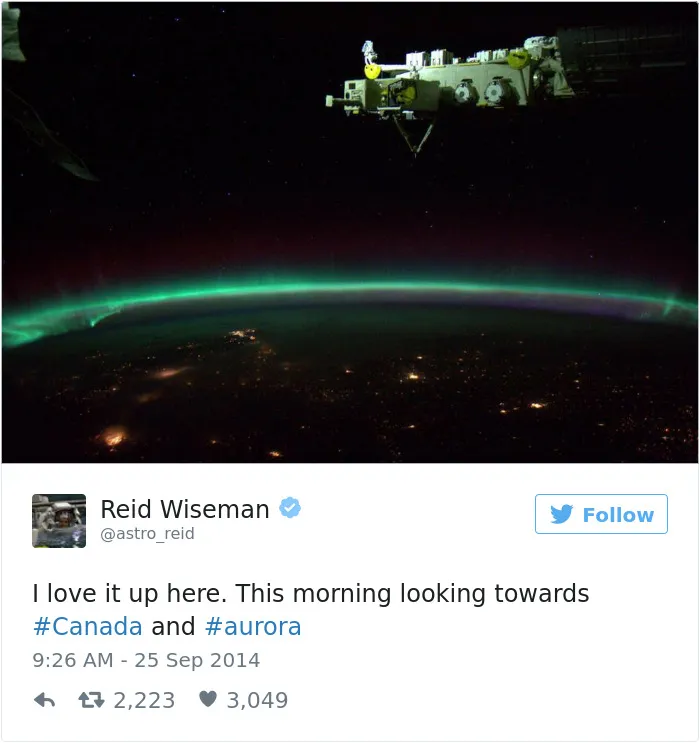 Astronaut's Tweets From Space Show That It's The Best Job In The World (119 Pics)