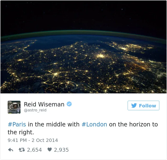 Astronaut's Tweets From Space Show That It's The Best Job In The World (119 Pics)