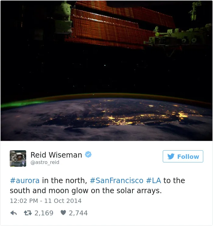 Astronaut's Tweets From Space Show That It's The Best Job In The World (119 Pics)
