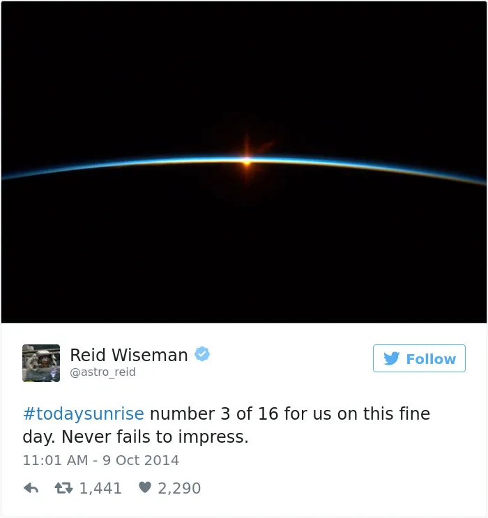 Astronaut's Tweets From Space Show That It's The Best Job In The World (119 Pics)