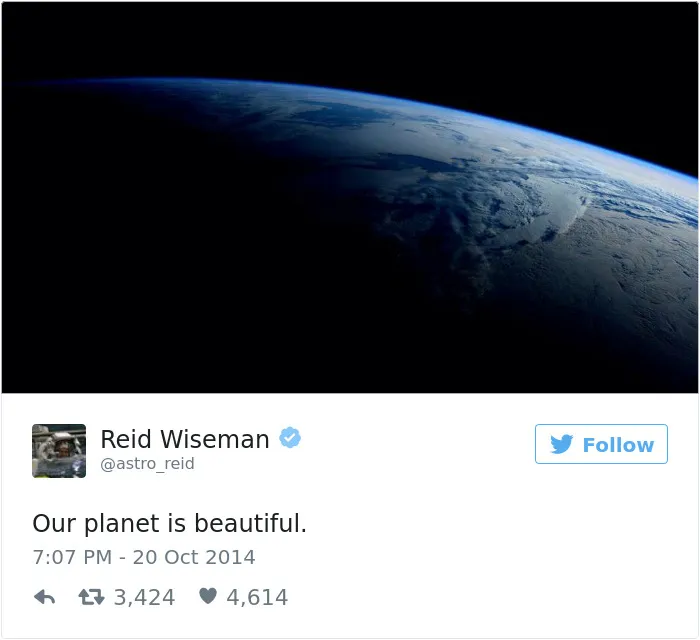 Astronaut's Tweets From Space Show That It's The Best Job In The World (119 Pics)
