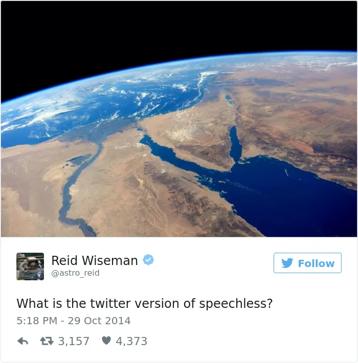 Astronaut's Tweets From Space Show That It's The Best Job In The World (119 Pics)