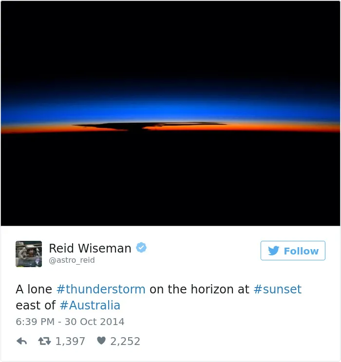 Astronaut's Tweets From Space Show That It's The Best Job In The World (119 Pics)
