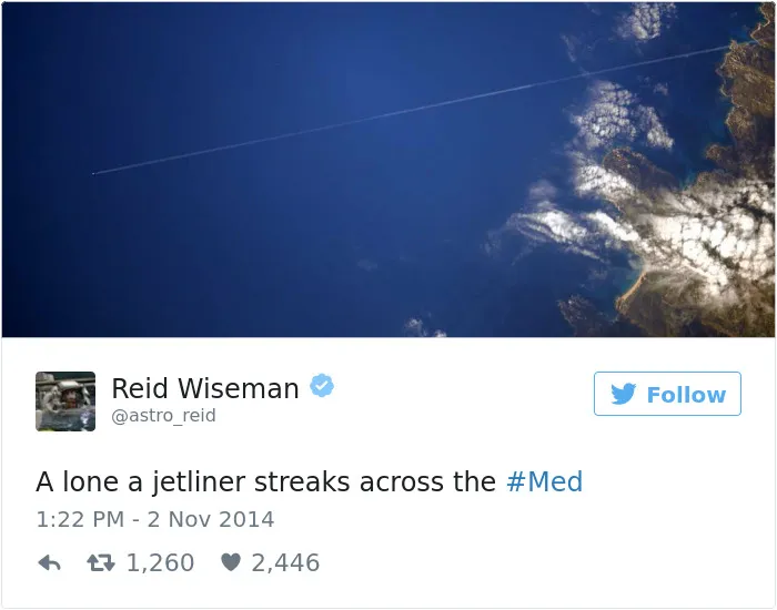 Astronaut's Tweets From Space Show That It's The Best Job In The World (119 Pics)