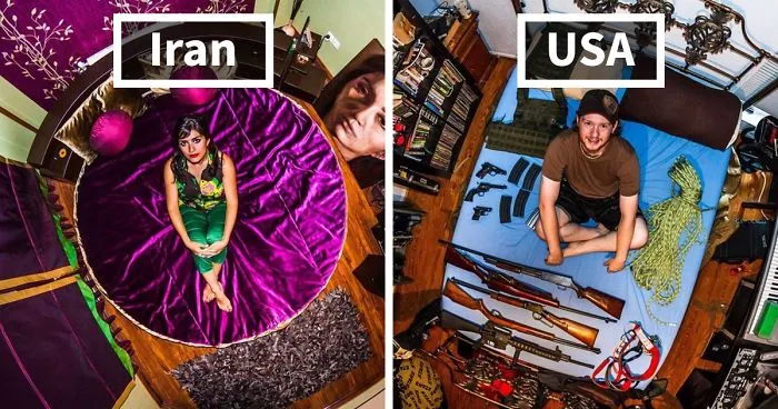 How Millennials' Bedrooms Look Around The World