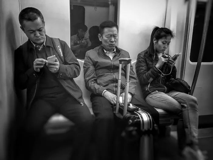 I Shoot The Daily Scenes On The Beijing Subway