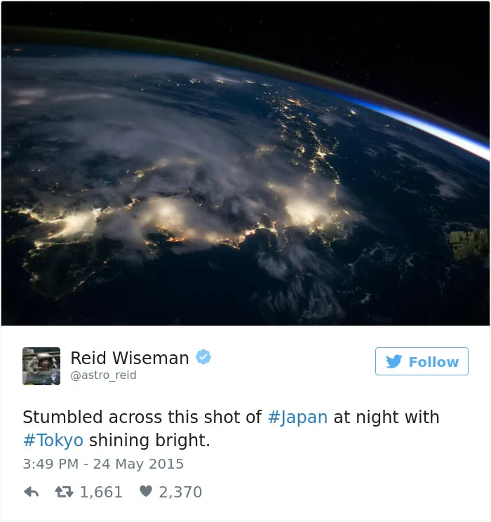 Astronaut's Tweets From Space Show That It's The Best Job In The World (119 Pics)