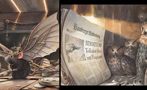 Illustrations Of The Incredible Adventures Of A Flying Mouse