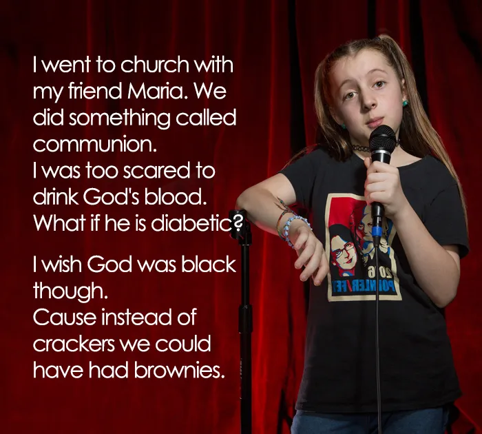 This 11-Year-Old Comedian Is Killing Audiences With Her Hilariously Inappropriate Jokes
