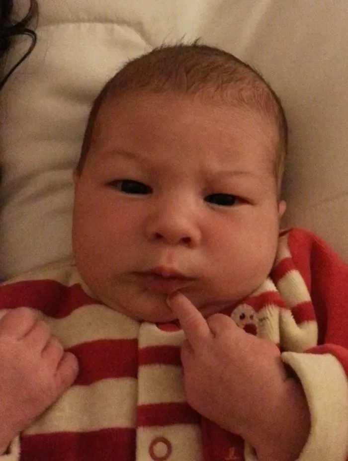 My Laura... 4 Days Of Life... She Loves Me!!!