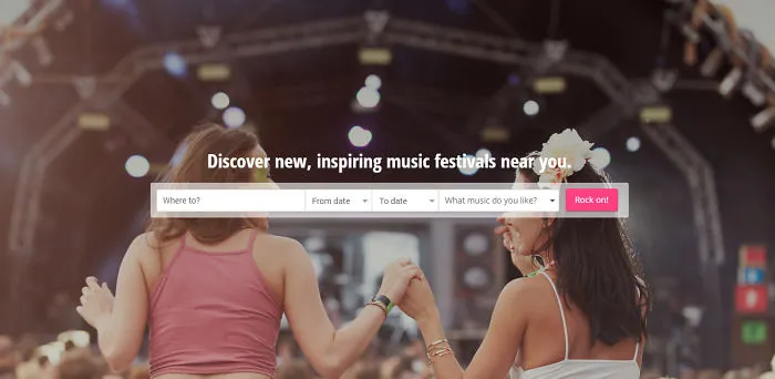 My Boyfriend Created This Amazing Festival Search Engine