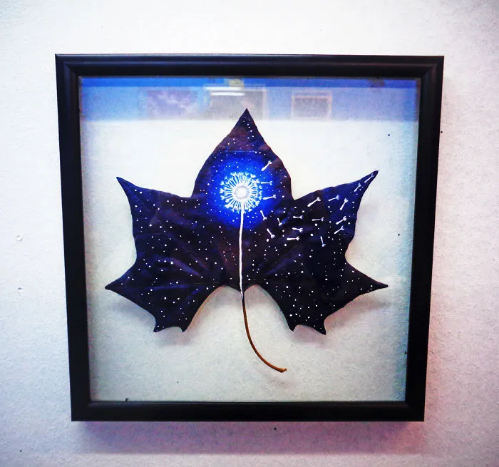 33 Fallen Leaves: Georgian Couple Uses Fallen Leaves To Create Out-Of-This-World Art