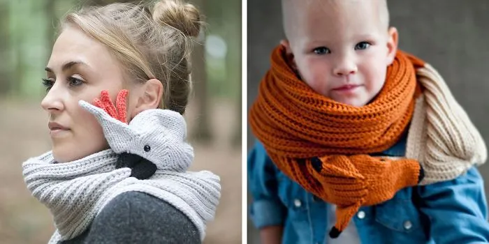 I Knit Scarves That Bite!