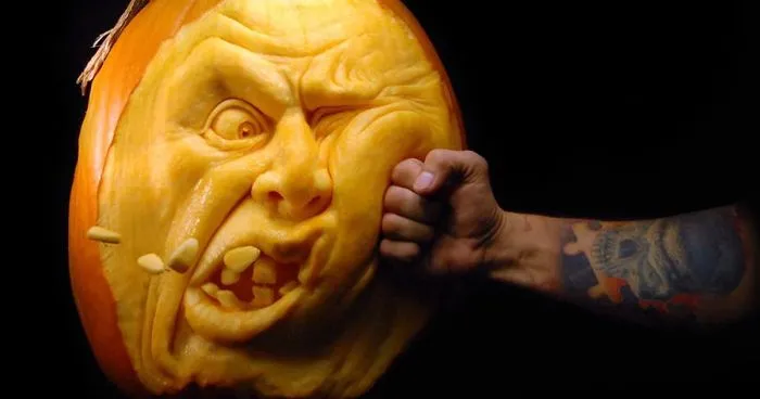 Terrifying Pumpkin Carvings By Ray Villafane
