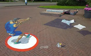 I Paint Realistic 3D Illusions On The Streets