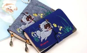 I Design All These Felt Products With Pug Embroidery