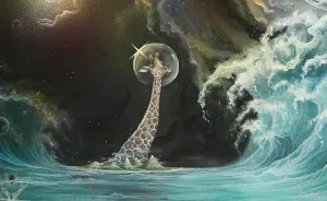 I Use Watercolor And Spray Paint To Create Surreal Landscapes