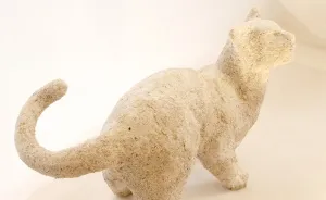 Cat Made Of Sand