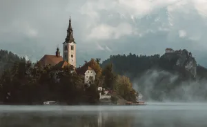 Spectacular Autumn At Lake Bled, Slovenia