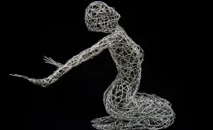 I Use Wire To Create These Sculptures