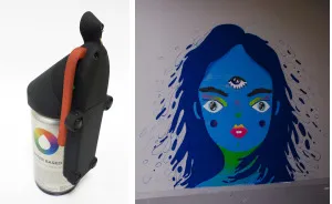 Sprayprinter: A Cool Spray Painting Gadget