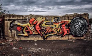 One Time A Successful Industry, Now Only Ruins And Graffiti