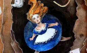 Handmade Paper Cut And Watercolor Of Fairy Tales Scenes