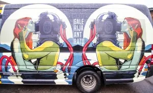 Gallery On Wheels: Pop Artworks On Public Transport