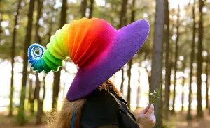 Felt Witch Hats That I Make From Wool