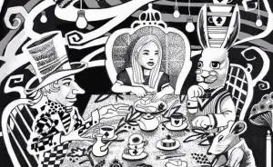 My Husband Created Art Inspired By "Alice In Wonderland"