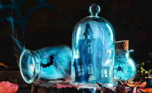 I Trapped Haunted Castles, Zombies, And Bats Into Gloomy Glass Jars