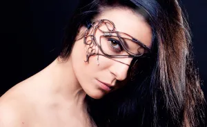 The Unique Wire Wrapped Mask For Morgan Le Fay
