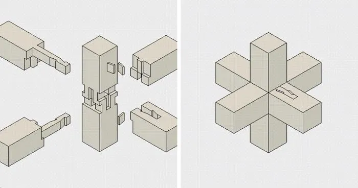 Traditional Japanese Joinery Techniques That Don't Require Any Nails, Glue Or Power Tools