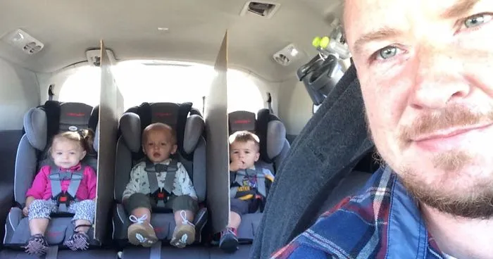 Genius Dad Of Triplets Finds A Perfect Way To Stop Backseat Fights