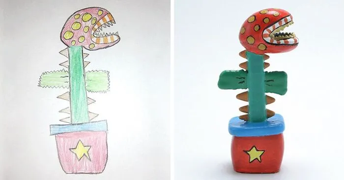 Children’s Drawings Turned Into Figurines (27 Pics)