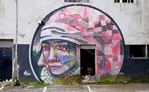 Street Art Belgrade - Face The Wall
