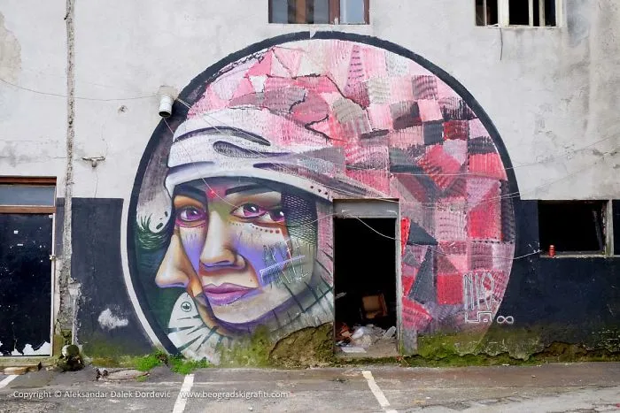 Street Art Belgrade - Face The Wall