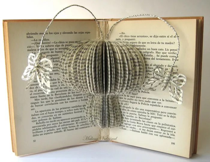 I Upcycle Old Books By Turning Them Into Magical Sculptures