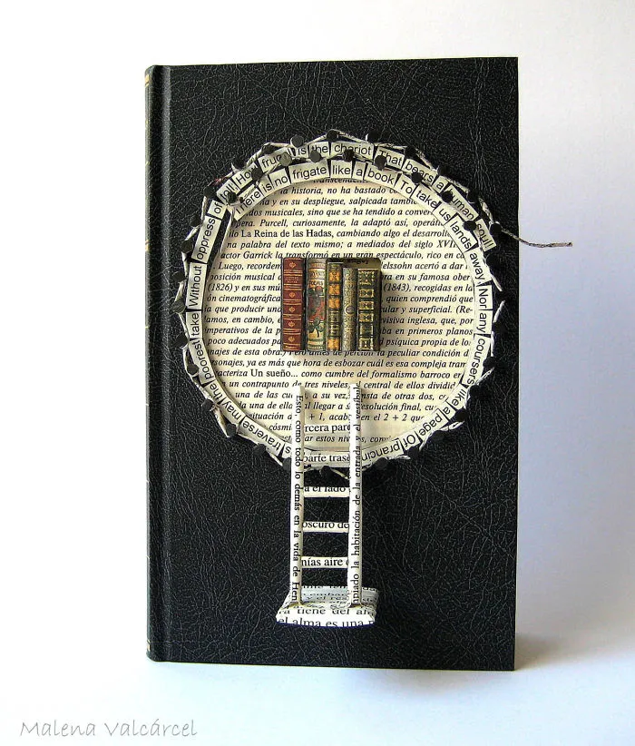 I Upcycle Old Books By Turning Them Into Magical Sculptures