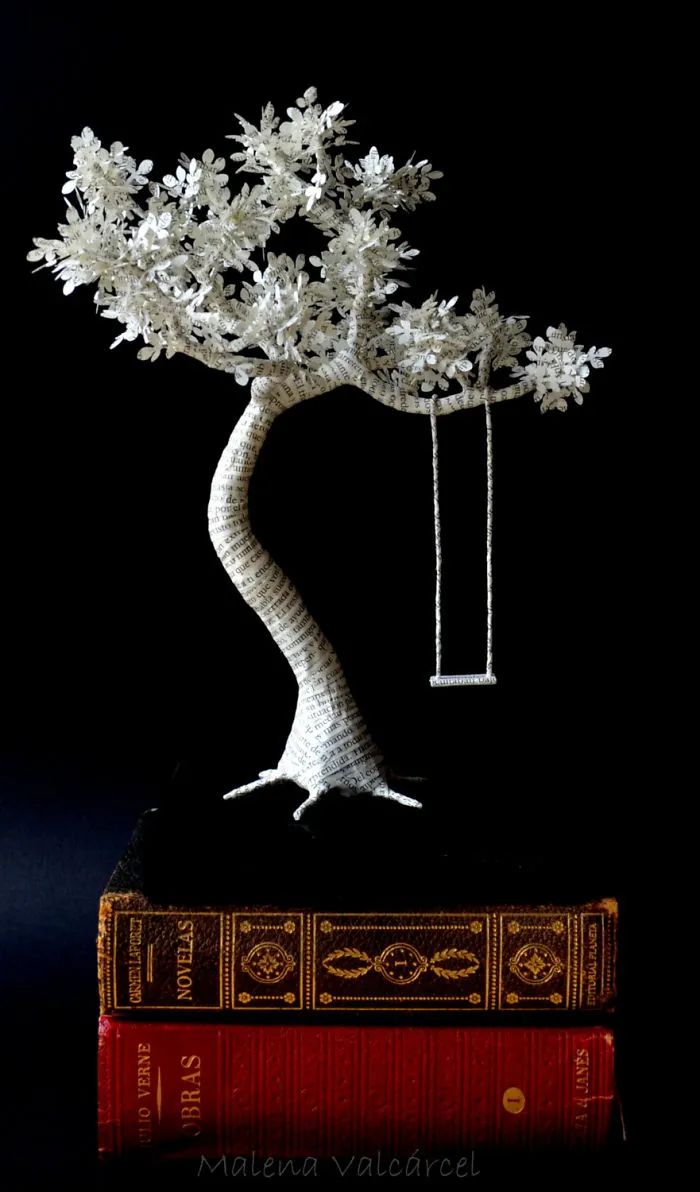 I Upcycle Old Books By Turning Them Into Magical Sculptures