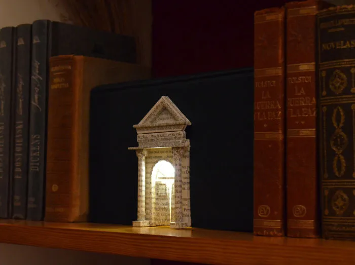 I Upcycle Old Books By Turning Them Into Magical Sculptures