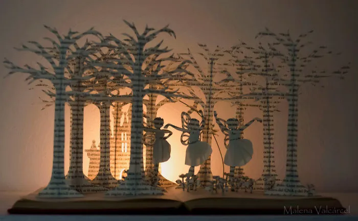 I Upcycle Old Books By Turning Them Into Magical Sculptures