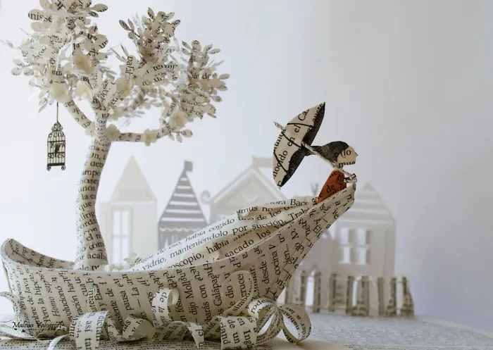 I Upcycle Old Books By Turning Them Into Magical Sculptures