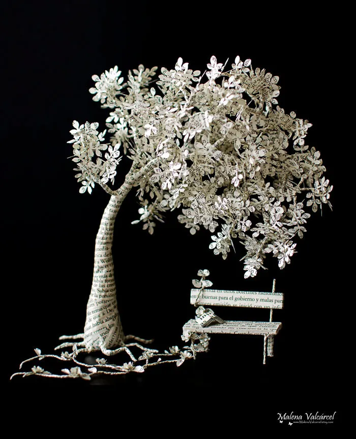 I Upcycle Old Books By Turning Them Into Magical Sculptures