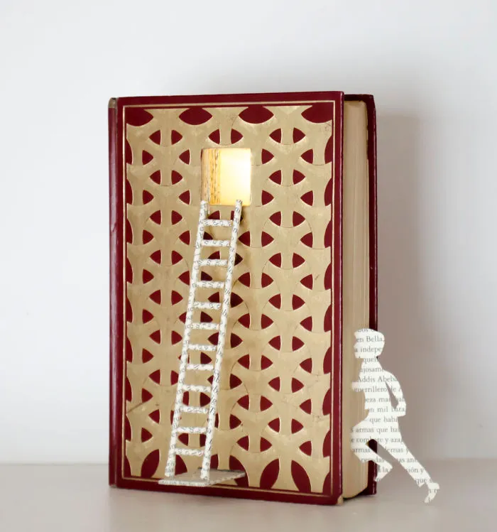 I Upcycle Old Books By Turning Them Into Magical Sculptures