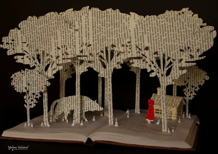 I Upcycle Old Books By Turning Them Into Magical Sculptures