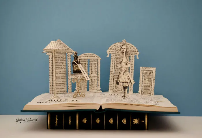 I Upcycle Old Books By Turning Them Into Magical Sculptures