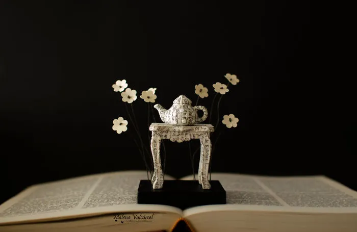 I Upcycle Old Books By Turning Them Into Magical Sculptures