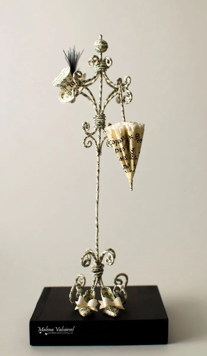 Book Sculptures Are My Passion, I Work With Paper To Create Elaborated Forms