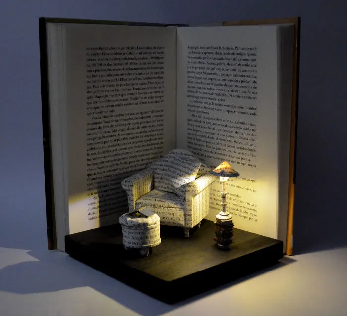 I Upcycle Old Books By Turning Them Into Magical Sculptures